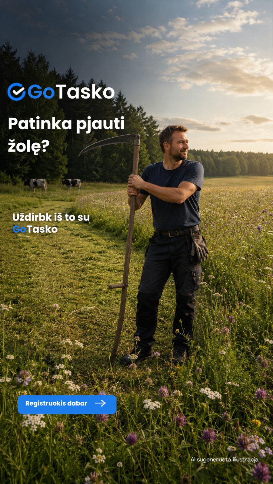 GoTasko Žolinių reklama